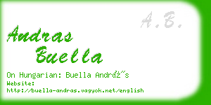 andras buella business card